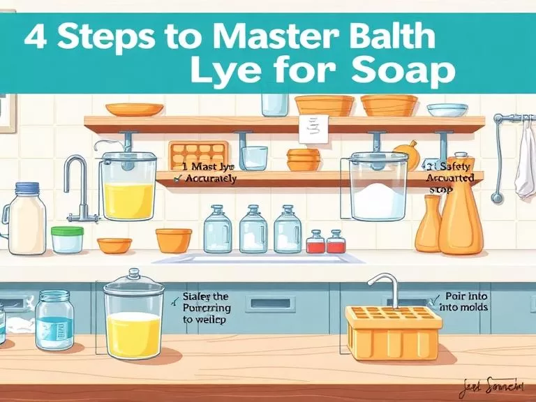 4 Steps to Master Batch Lye for Soap