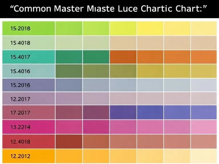 7 Common Master Batch Colour List Chart Guide for 2026