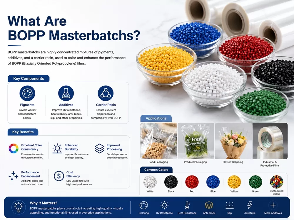 What Are BOPP Masterbatchs? The 2026 Commercial Sourcing Guide
