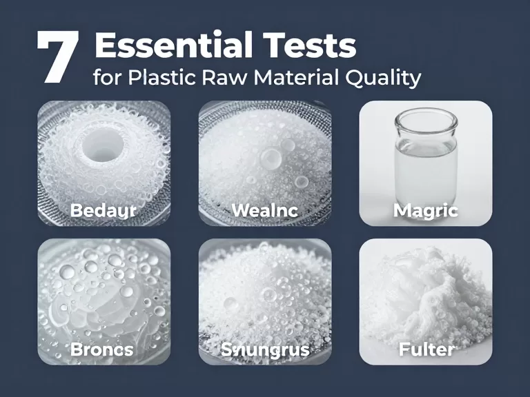 7 Essential Tests for Plastic Raw Material Quality